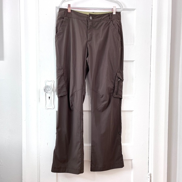 REI Pants & Jumpsuits Rei Cargo Hiking Pants Womens 2 Upf 5 Stretch Brown Poshmark
